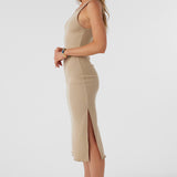 Eres Rib Knit Midi Dress