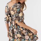 Rosemary Macaw Tropical Short Sleeve Dress