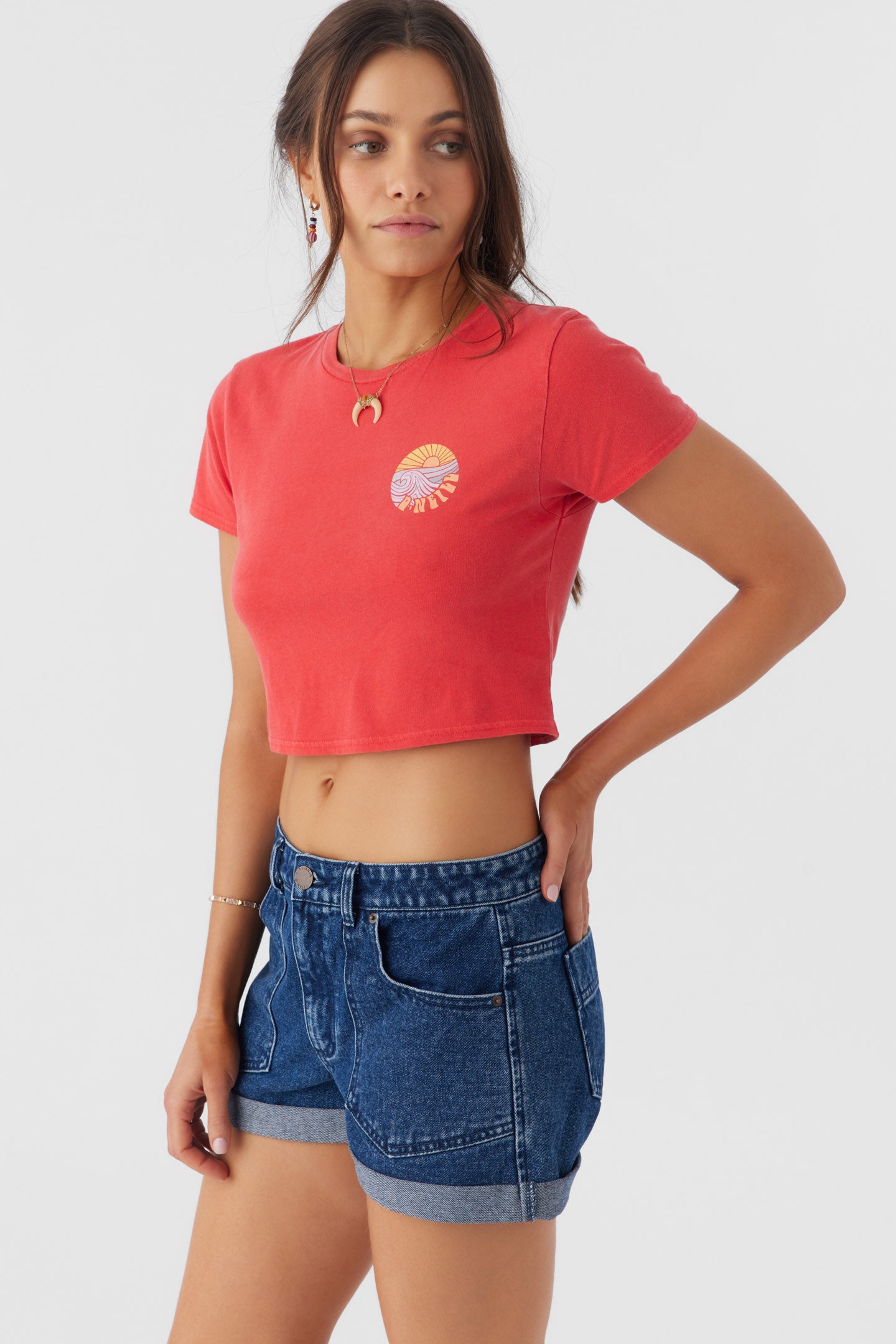 SUNSET SHORE TEE