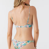 Janis Floral Malibu Twist Bralette Top