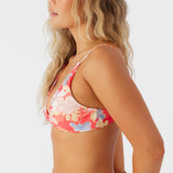 Antalya Floral Pismo Tall Tri Bralette Top