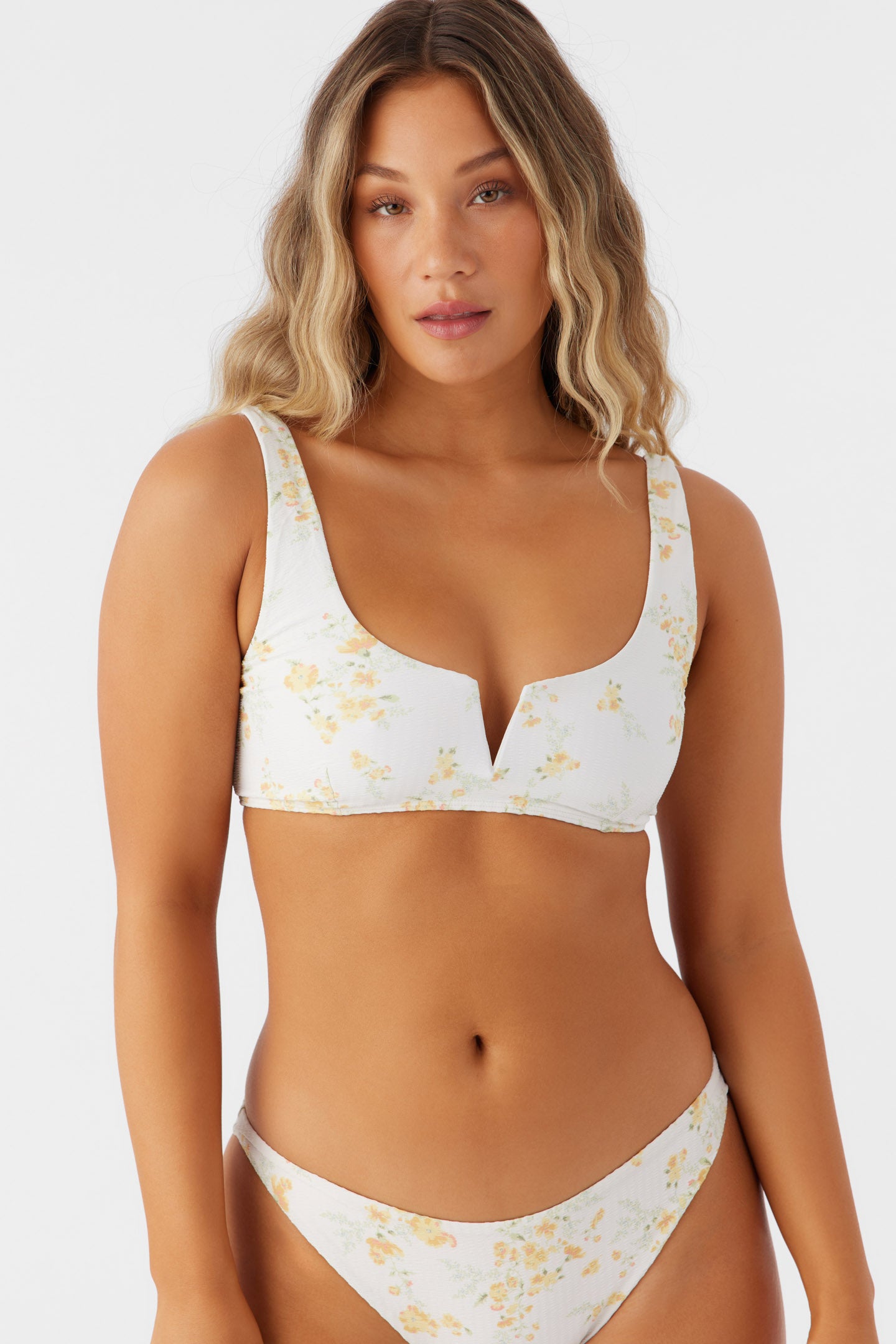 TATIANNA FLORAL POPOYO V-WIRE BRALETTE TOP