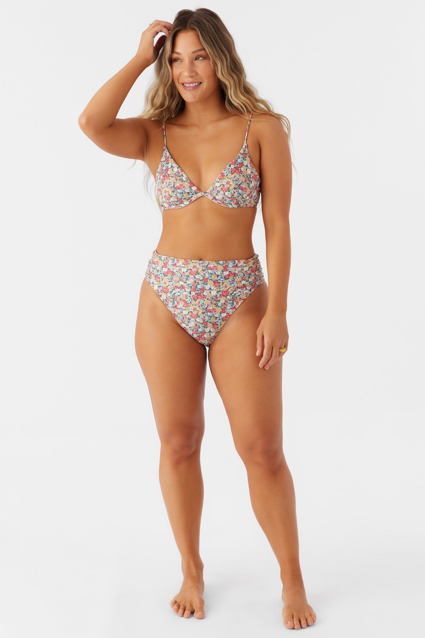 EDEN DITSY LONG BEACH HIGH WAIST CHEEKY BOTTOMS