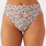 Eden Ditsy Long Beach High Waist Cheeky Bottoms