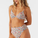 Eden Ditsy Long Beach High Waist Cheeky Bottoms