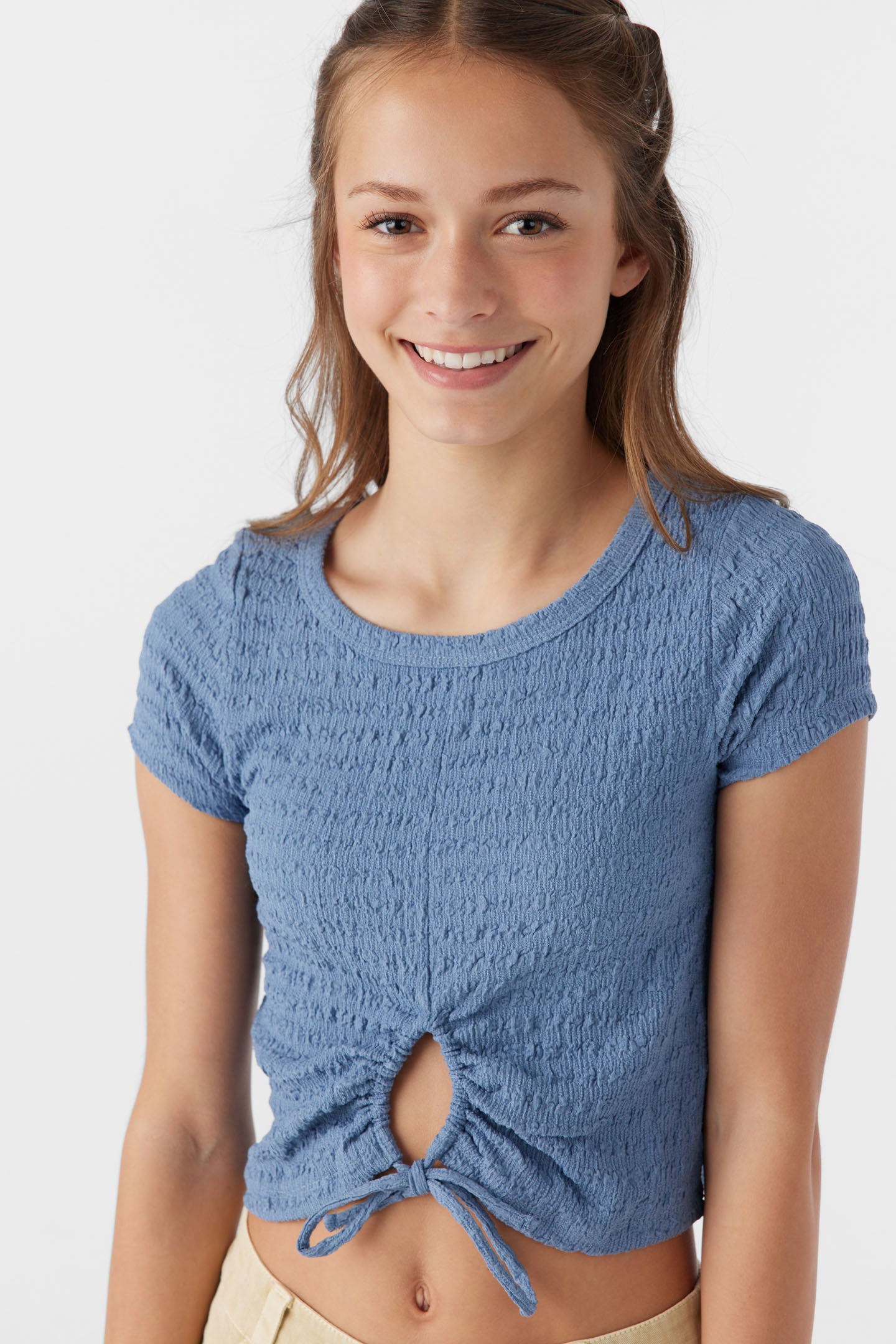 GIRL'S SHELLIE TEXTURED KNIT TOP