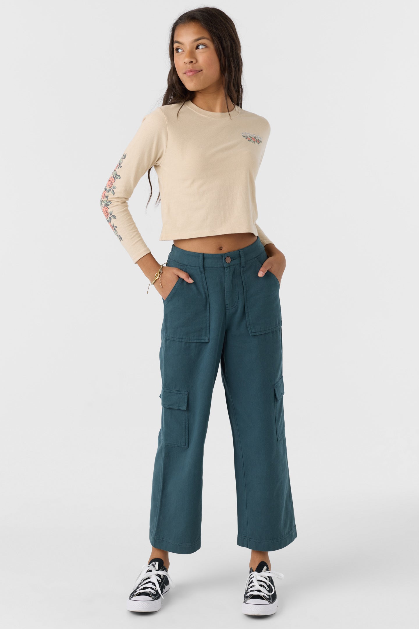 GIRL'S SUMMER CARGO PANTS