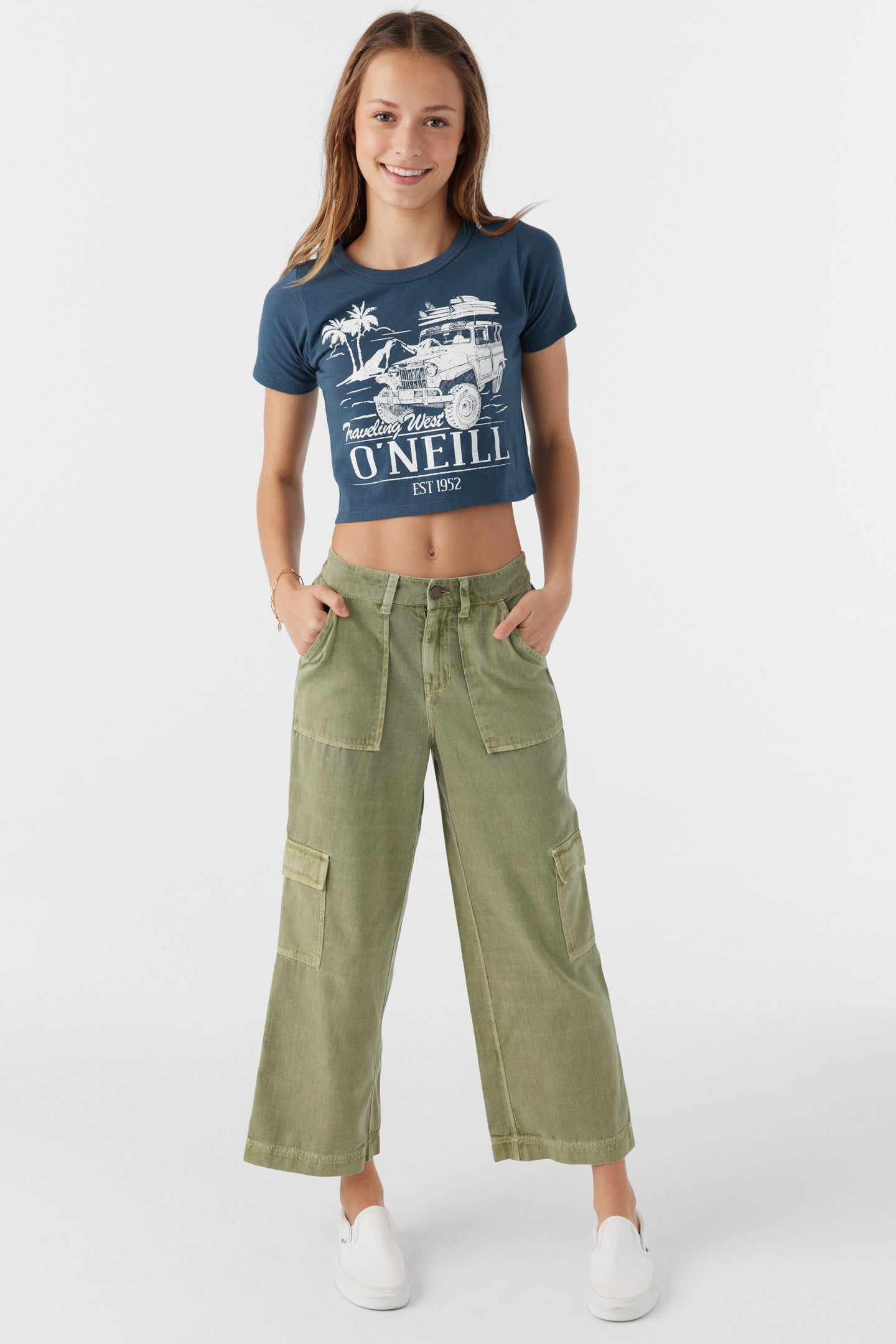 GIRL'S SUMMER CARGO PANTS