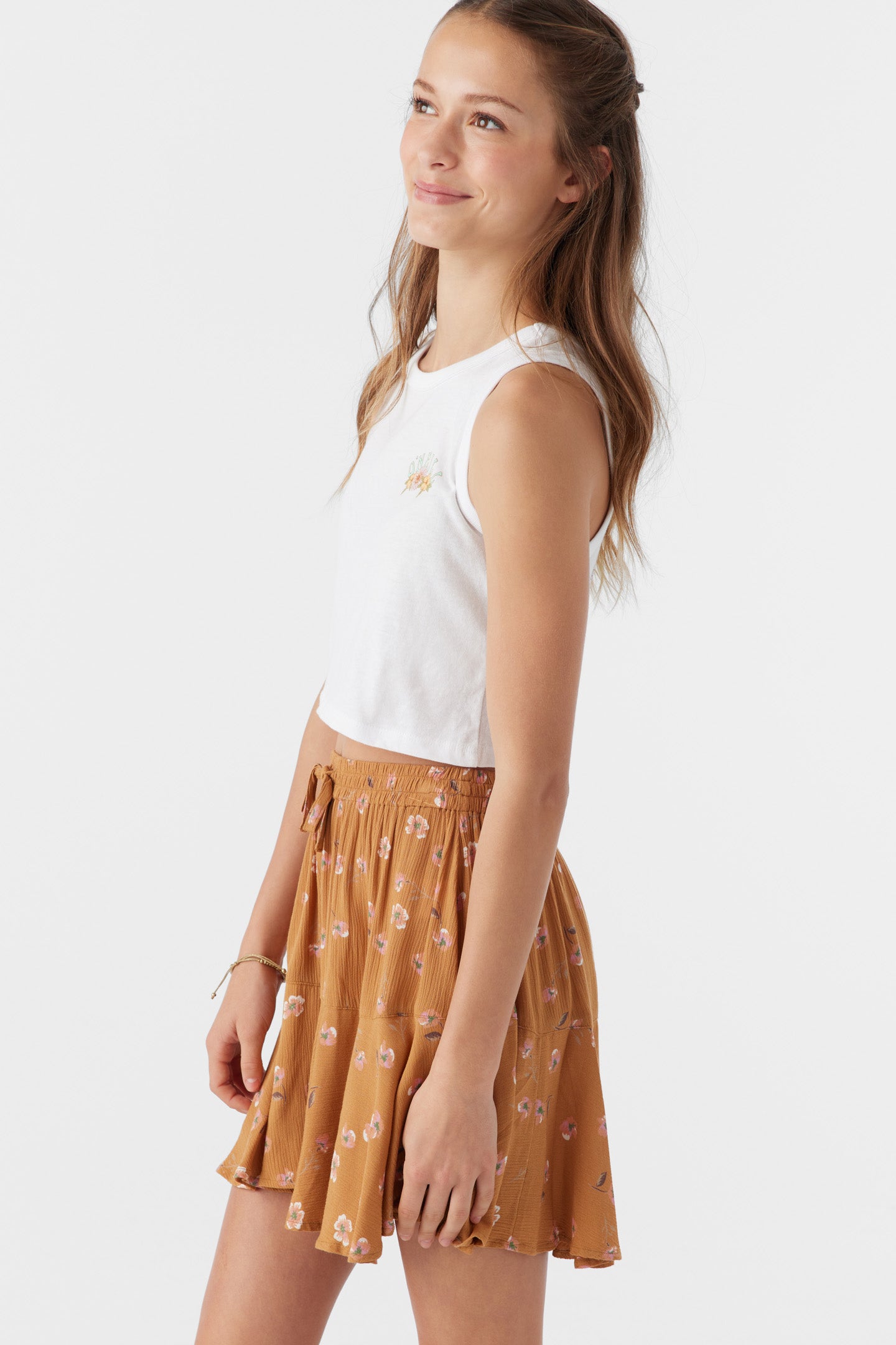 GIRL'S MATTIE KIRA FLORAL SKIRT