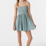 Girl's Shaena Smocked Textured Knit Dress