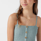 Girl's Shaena Smocked Textured Knit Dress