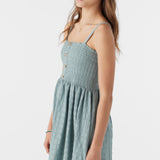 Girl's Shaena Smocked Textured Knit Dress