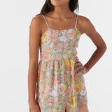 Girl's Dorrie Janis Floral Romper