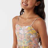 Girl's Dorrie Janis Floral Romper