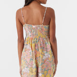 Girl's Dorrie Janis Floral Romper