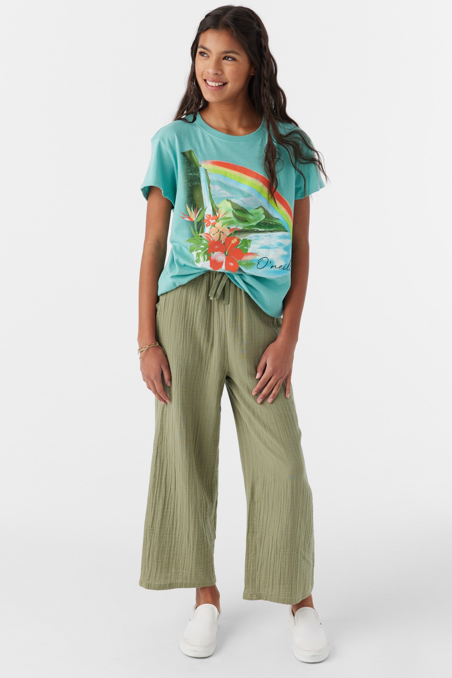 GIRL'S RAINBOW HAWAII TEE