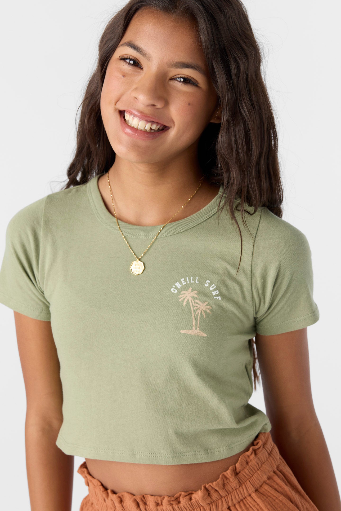 GIRL'S PALM EMBLEM TEE