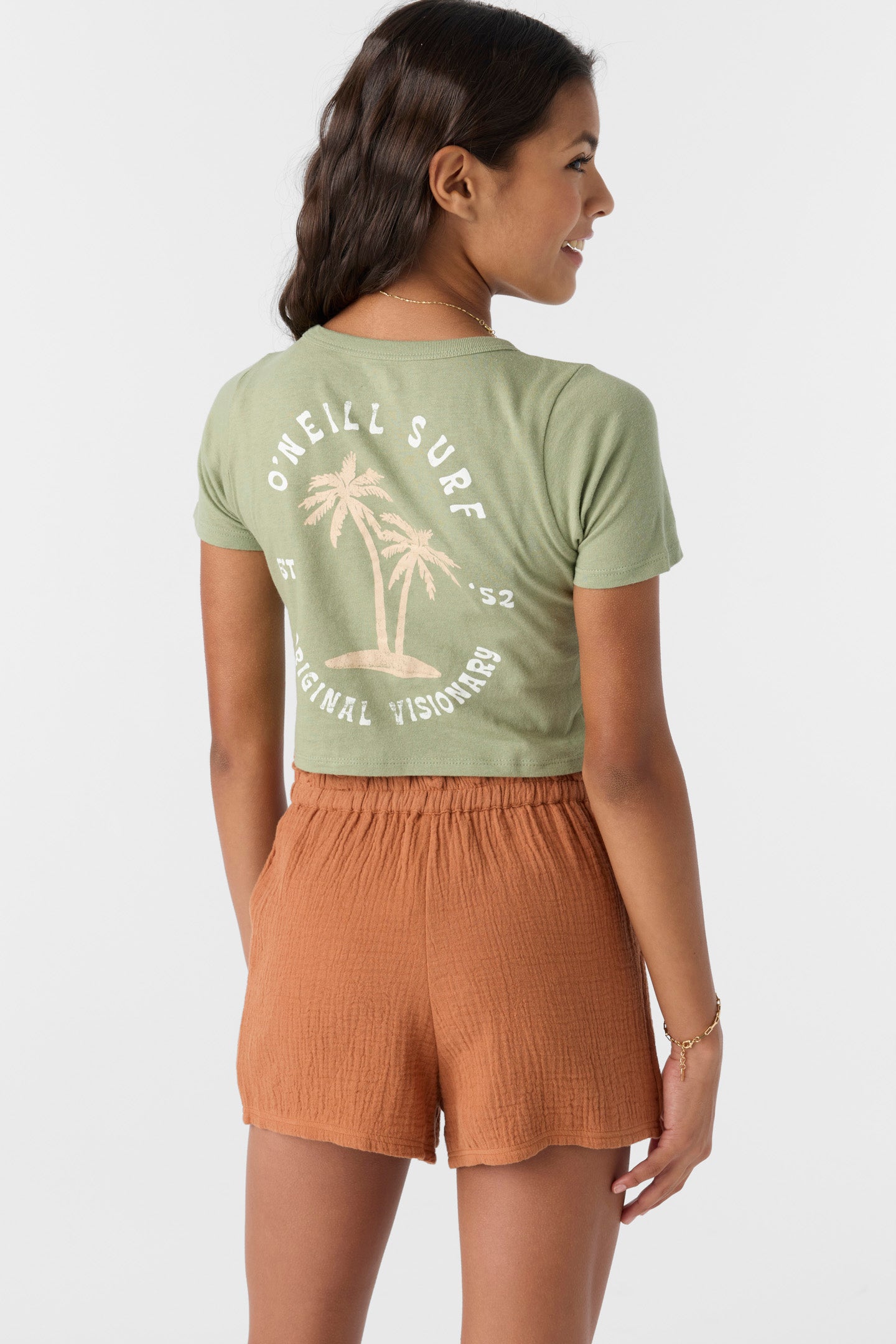 GIRL'S PALM EMBLEM TEE