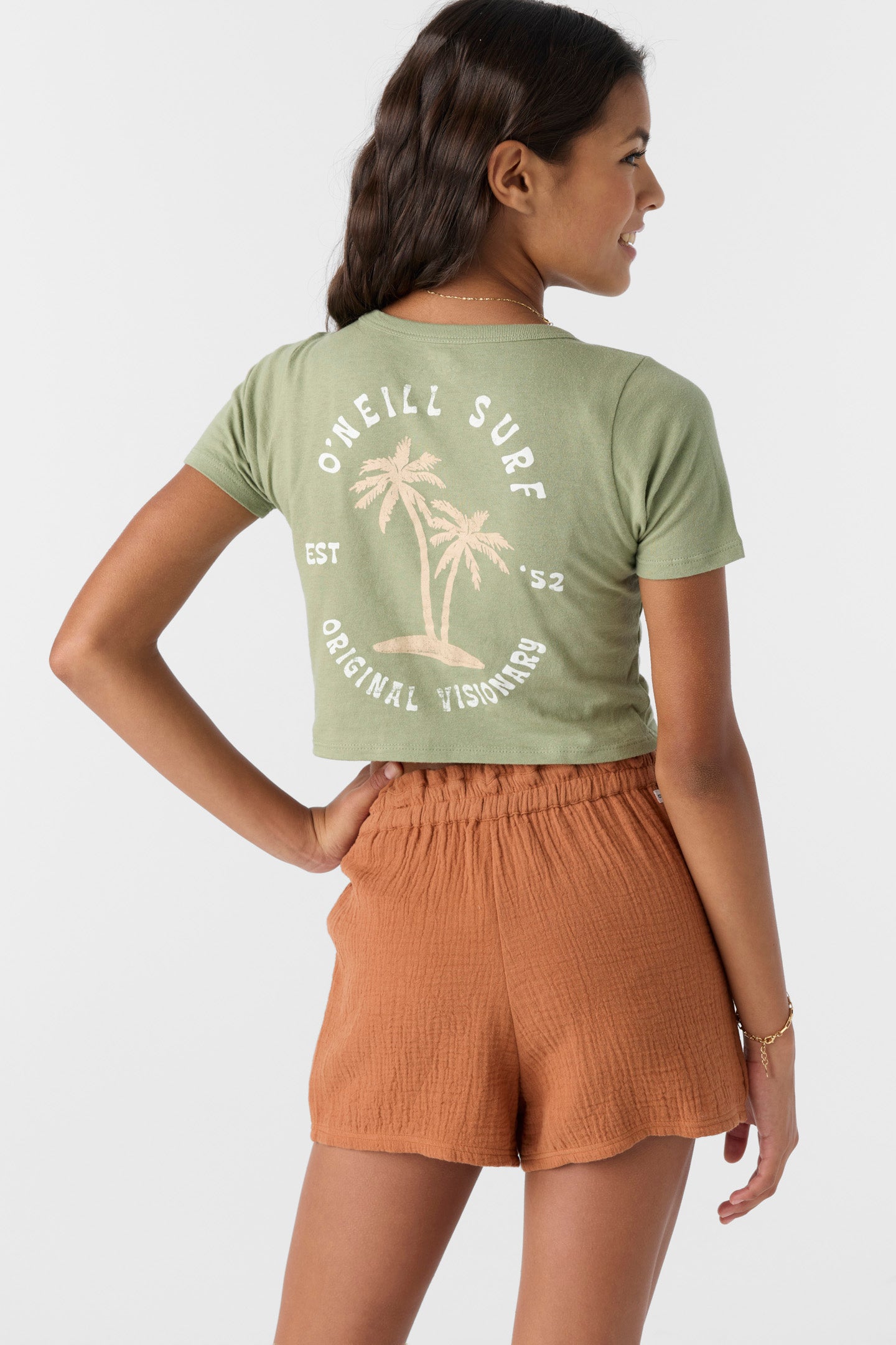 GIRL'S PALM EMBLEM TEE