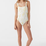 Girl's Tatianna Floral Ruffle Strap One Piece