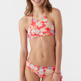 Girl's Antalya Floral Braided High Neck Swim Set