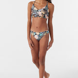 Girl's Macaw Tropical Peplum Tri Top Set