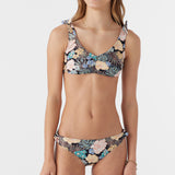 Girl's Macaw Tropical Hanky Tie Tank Set