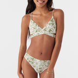 Girl's Halfmoon Tropical Wrap Top Set