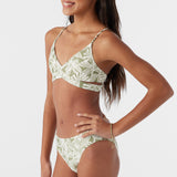 Girl's Halfmoon Tropical Wrap Top Set