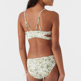 Girl's Halfmoon Tropical Wrap Top Set