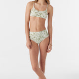 Girl's Halfmoon Tropical Strappy Side Bralette Set