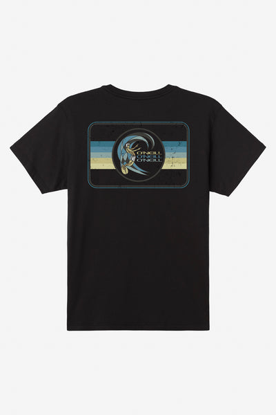 Stacks Standard Fit Tee - Black | O'Neill
