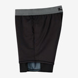 Perform Light Tech Panel Lined Elastic Waist 17" Hybrid Shorts