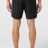 Perform Light Tech Panel Lined Elastic Waist 17" Hybrid Shorts