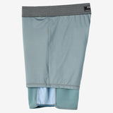 Perform Light Tech Panel Lined Elastic Waist 17" Hybrid Shorts