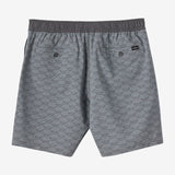 Stockpile Print Elastic Waist 18" Hybrid Shorts