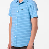 Boy's TRVLR UPF Traverse Stripe Shirt