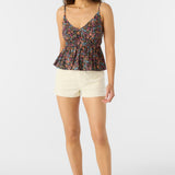 Shalah Ditsy Sleeveless Top