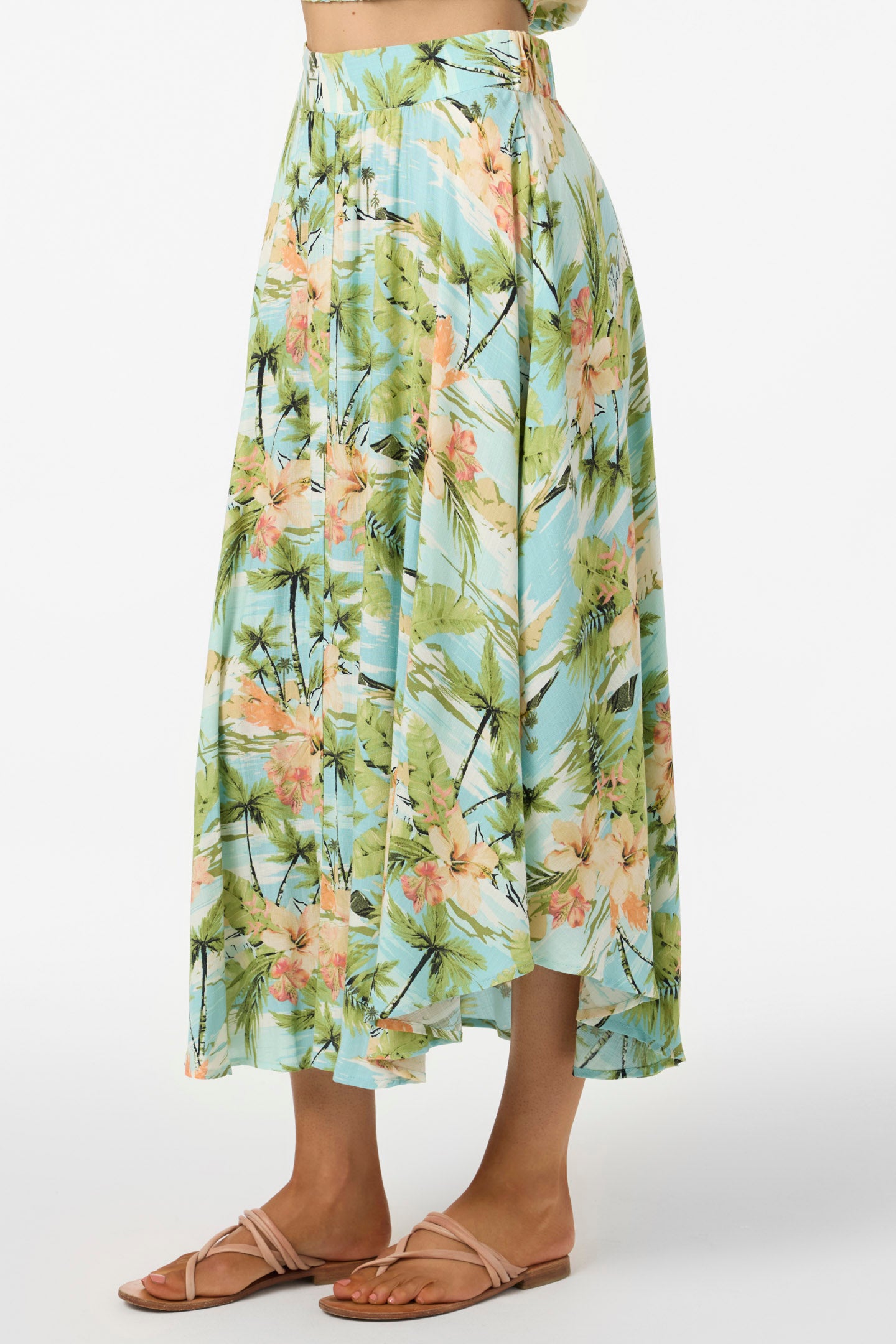 Marnie Tropical Maxi Skirts - Nile Blue | O'Neill