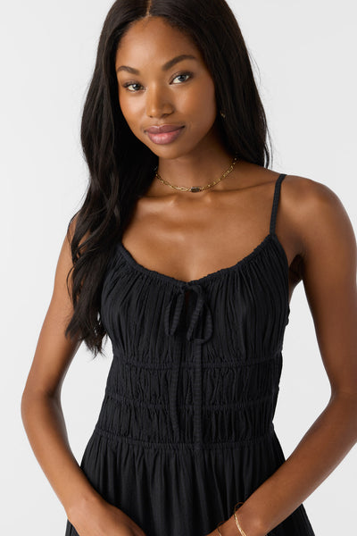 Eliana Short Dress - Black