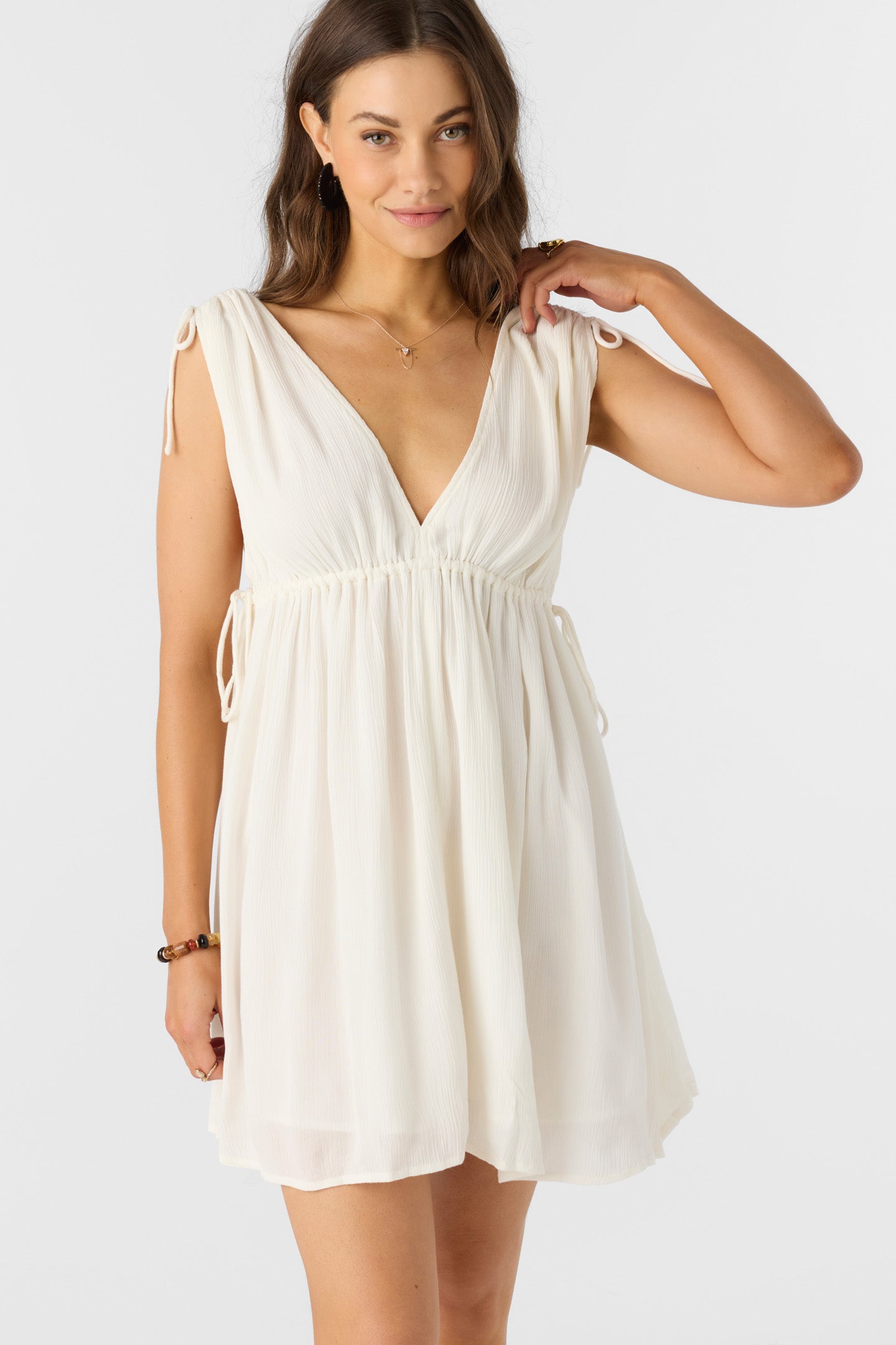 Madeleine Short Dress - Winter White | O'Neill Madeleine Short Dress - Winter White | O'Neill