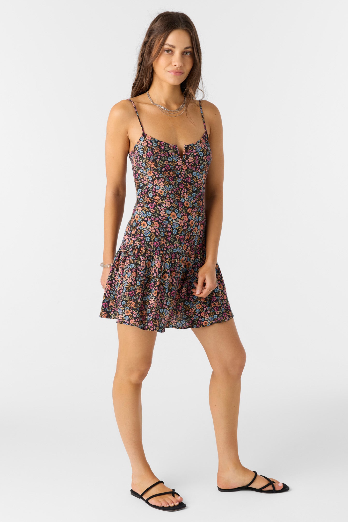 Serefina Short Dress - Black