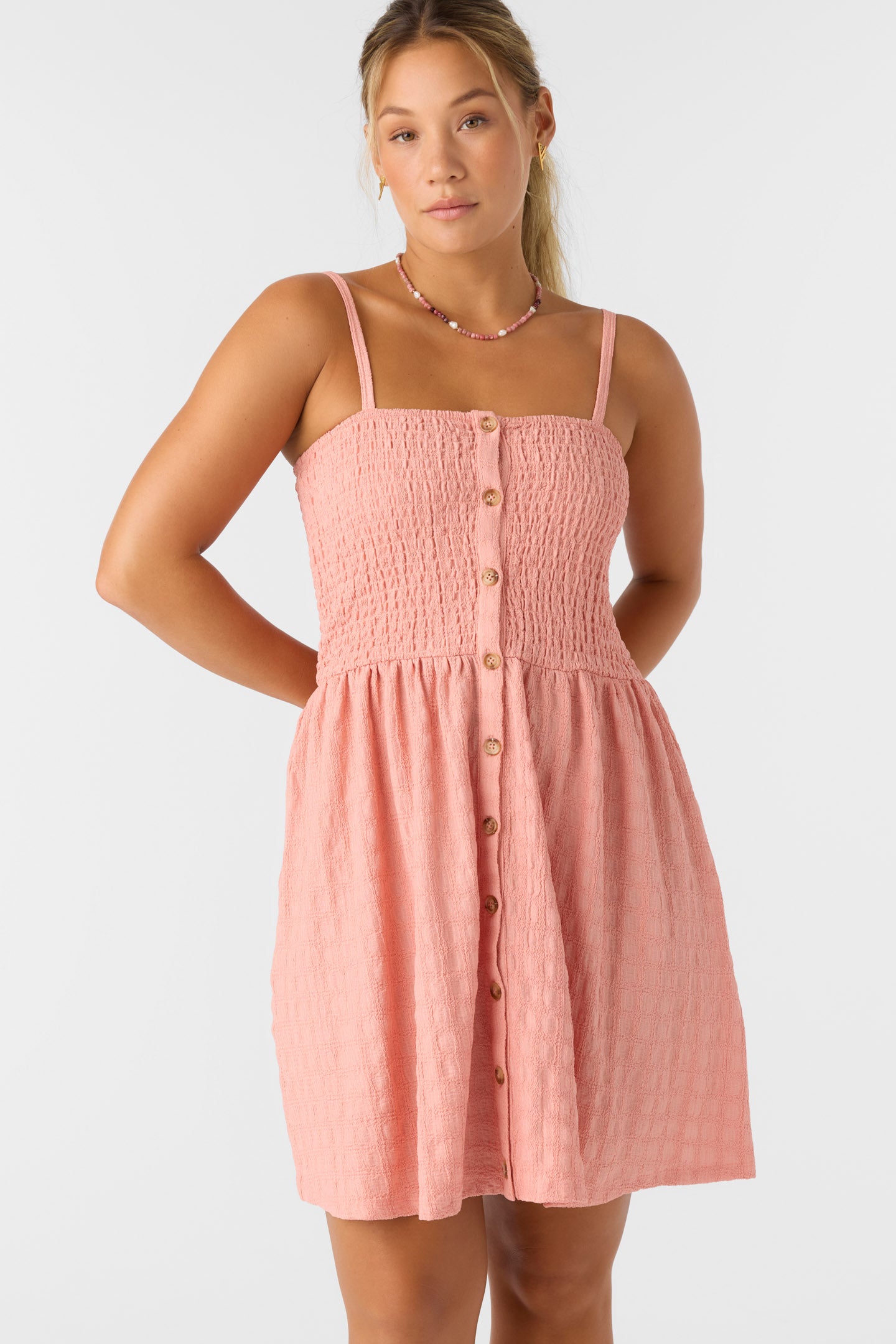 Leighton Short Dress - Coral Haze | O'Neill