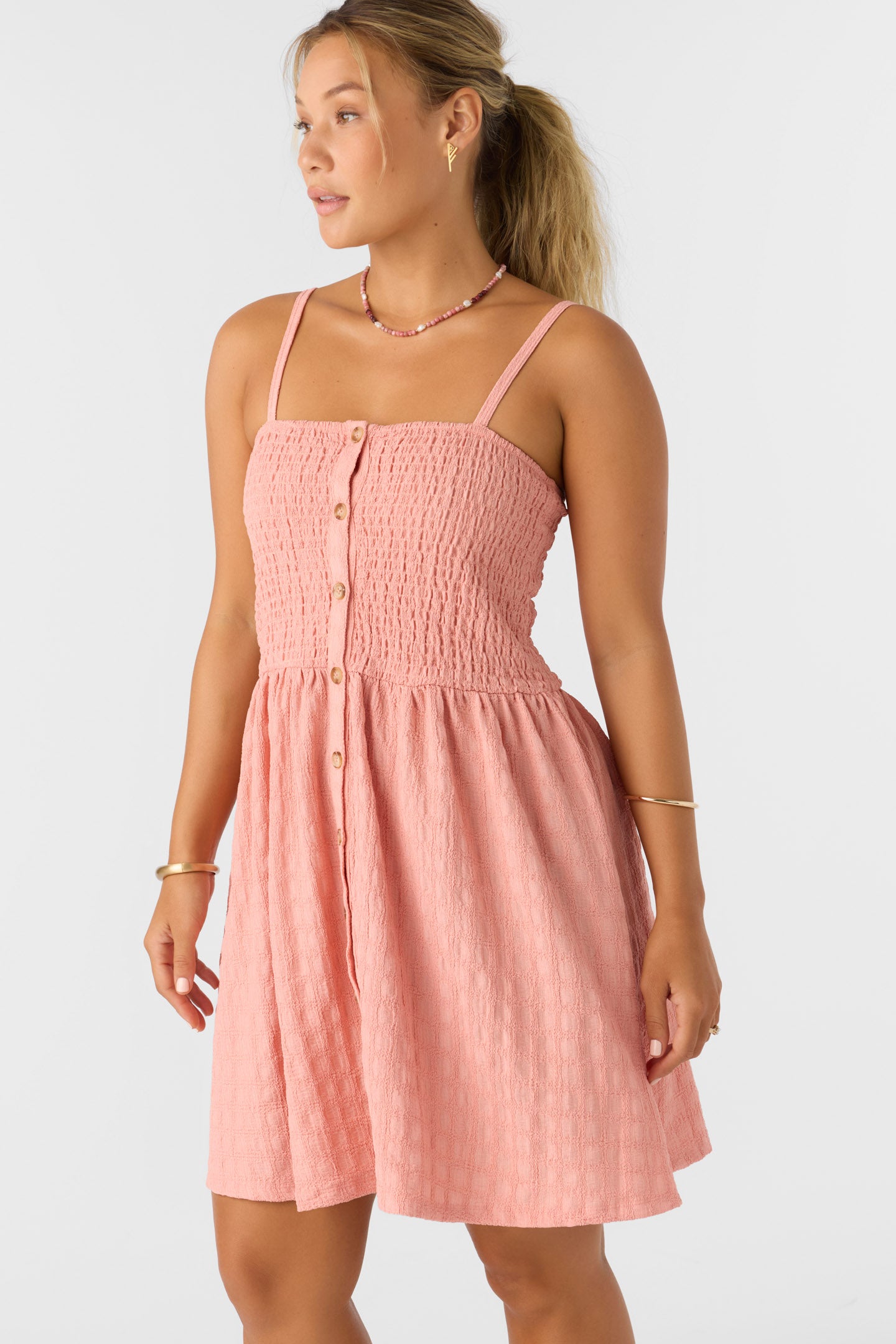 Leighton Short Dress - Coral Haze | O'Neill
