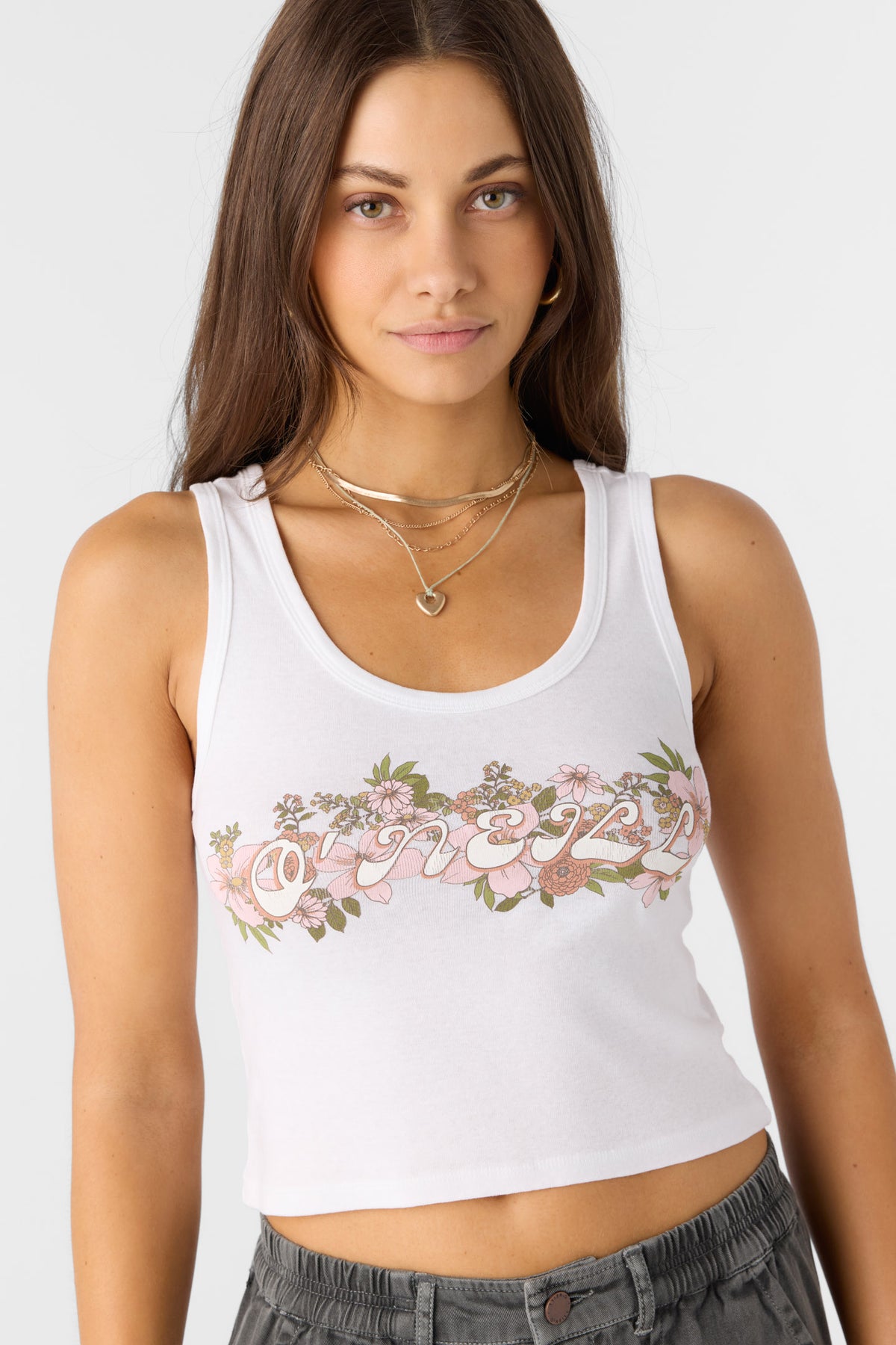 Débardeur (tank Top) Floral Métallisé CLASSIQUES ENTIER - Taille M Femme - Neuf Sans étiquette