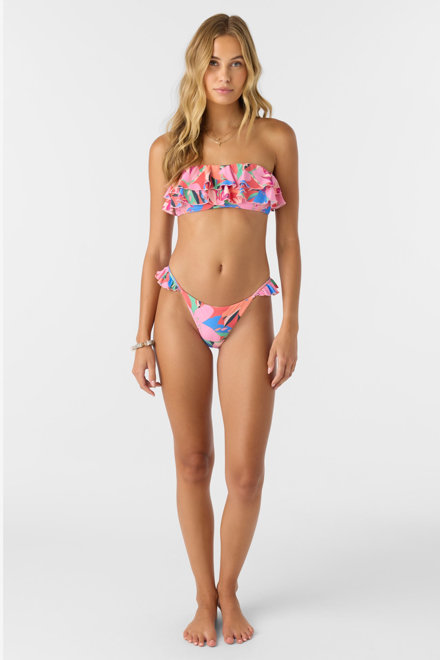 Cabana Floral Diaz Bandeau Top - Multi Clr | O'Neill