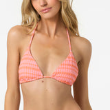 Paradise Plaid Venice Triangle Top