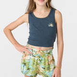 Girl's Gabi Tropical Beach Shorts