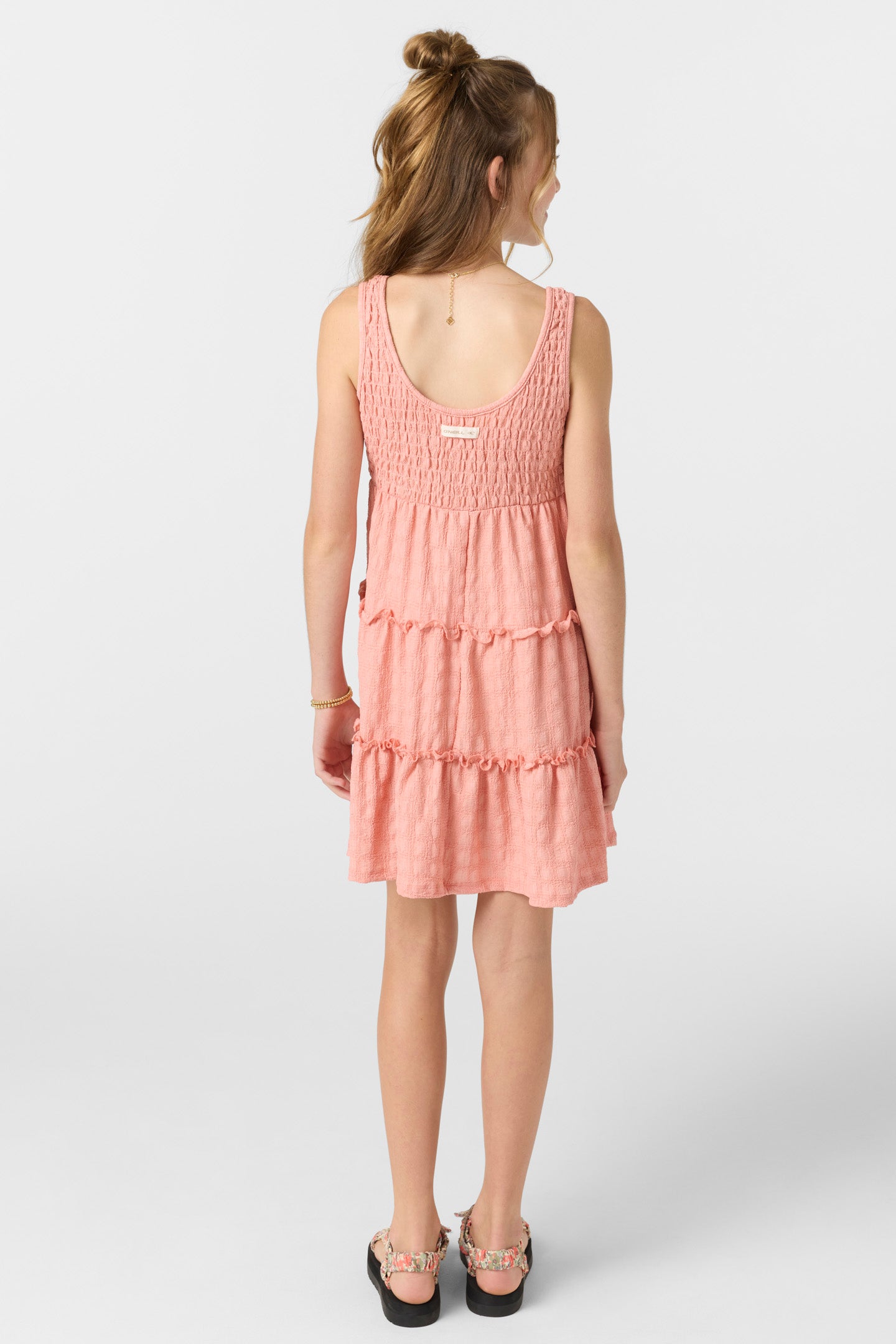 Girl's Teffie Short Dress - Coral Haze | O'Neill