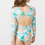 Girl's Maritime Twist Back Surf Suit
